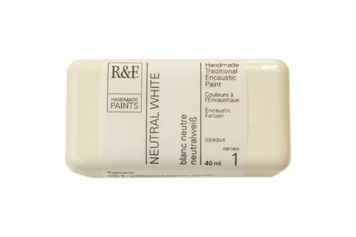 R&F Encaustic 40ml Paint, Neutral White by R&F Encaustic Paints von R&F
