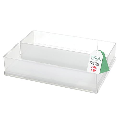 raaco Einsatzkasten 55 2xA7-2, Tablett mit 2 Einsätzen, Transparenter Sortierkasten für Kleinteile, Sortierboxen, Schubladen & Kleinteileaufbewahrung, Leicht zu Reinigen, 16 x 22 x 4,7 cm raaco Einsatzkasten 55 2xA7-2, Tablett mit 2 Einsätzen, Transparenter Sortierkasten für Kleinteile, Sortierboxen, Schubladen & Kleinteileaufbewahrung, Leicht zu Reinigen, 16 x 22 x 4,7 cm von Raaco