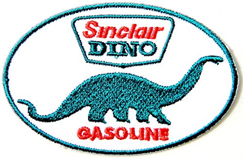 Sinclair Dino Benzin Werbung Motor Öl Benzin Tankstelle Pumpe Logo Schild Racing Patch Aufnäher Aufnäher bestickt T-Shirt Jacke Kostüm von SURAPAN Sinclair Dino Benzin Werbung Motor Öl Benzin Tankstelle Pumpe Logo Schild Racing Patch Aufnäher Aufnäher bestickt T-Shirt Jacke Kostüm von SURAPAN von RACING SURAPAN PATCH