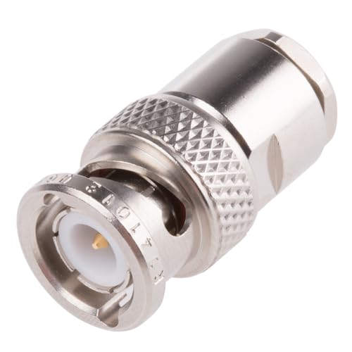 RADIALL Stecker Koaxialsteckverbinder BNC-Steckverbinder, Kabelmontage Klemm-Anschluss, für RG59, RG62-Kabel, 50?, RADIALL Stecker Koaxialsteckverbinder BNC-Steckverbinder, Kabelmontage Klemm-Anschluss, für RG59, RG62-Kabel, 50?, von RADIALL