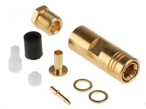 RADIALL Stecker Koaxialsteckverbinder SMB-Steckverbinder, Kabelmontage Klemm-Anschluss, für RG174, RG179, RG187, RG188, RADIALL Stecker Koaxialsteckverbinder SMB-Steckverbinder, Kabelmontage Klemm-Anschluss, für RG174, RG179, RG187, RG188, von RADIALL