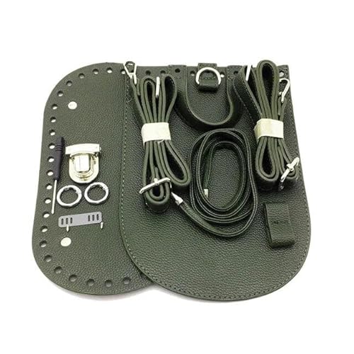 RAEF 1 Set Handtaschen-Schultergurt, gewebtes Taschen-Set, Leder-Taschenböden mit Hardware-Zubehör für selbstgemachte handgefertigte Taschen-Rucksäcke von RAEF
