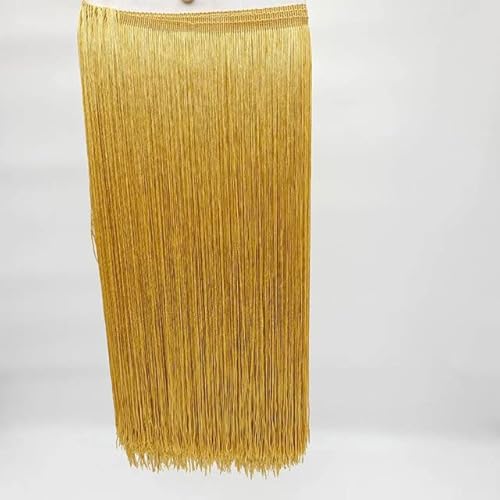 RAEF 10 Meter 50 cm Lange Spitze Fransen Trim Quaste Schwarz Fransenbesatz Für DIY Latin Kleid Bühne Kleidung Zubehör Spitzenband RAEF 10 Meter 50 cm Lange Spitze Fransen Trim Quaste Schwarz Fransenbesatz Für DIY Latin Kleid Bühne Kleidung Zubehör Spitzenband von RAEF