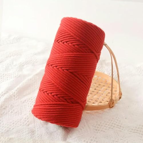 RAEF 4mm geflochtenes Seil 100 Yards Baumwollschnur DIY Makarame Boho Zubehör RAEF 4mm geflochtenes Seil 100 Yards Baumwollschnur DIY Makarame Boho Zubehör von RAEF