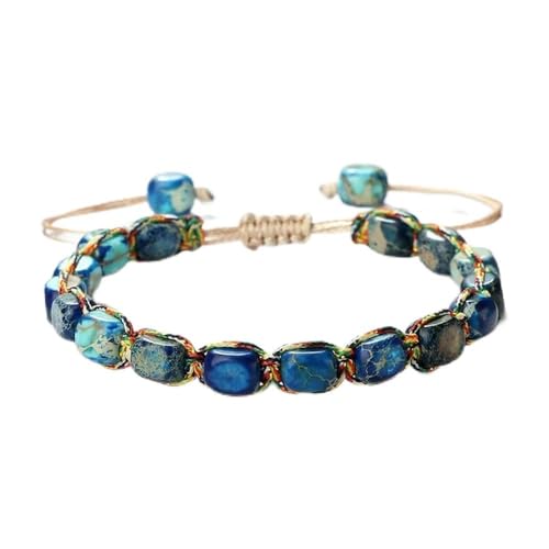 RAEF Böhmisches Kaiserstein-Perlenarmband, handgefertigt, geflochtene Armreifen, Freundschaftsschmuck, Geschenk, Vintage-Design, Strang-Armbänder RAEF Böhmisches Kaiserstein-Perlenarmband, handgefertigt, geflochtene Armreifen, Freundschaftsschmuck, Geschenk, Vintage-Design, Strang-Armbänder von RAEF