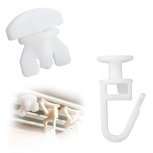 RAFIYU Gardinengleiter für Gardinenschiene, 150x Gardinenhaken + 12x Stopper, Faltengleiter für Gardinenschienen, Vorhang Haken für Schiene Schlaufengleiter, Wohnmobil-Vorhangschiene RAFIYU Gardinengleiter für Gardinenschiene, 150x Gardinenhaken + 12x Stopper, Faltengleiter für Gardinenschienen, Vorhang Haken für Schiene Schlaufengleiter, Wohnmobil-Vorhangschiene von RAFIYU