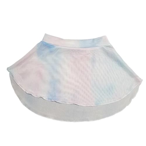 RAGOPILEN Ballettrock, Kinder-Ballettrock mit Spandex-Umwicklung, Netzstoff, 7 Farben, 4 Größen(Pink1,S(95-120cm)) von RAGOPILEN