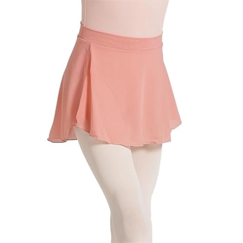 RAGOPILEN Ballettrock, Kinder-Ballettrock mit Spandex-Umwicklung, Netzstoff, 7 Farben, 4 Größen(Pink3,L(130-150cm)) von RAGOPILEN