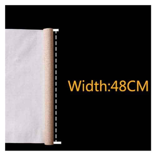 RAGOPILEN Leere Leinwandrolle, Leere Leinwandrolle for Acryl- und Ölgemälde, Leinenmischung, grundiert, 1 m Länge, 28–88 cm Breite(Width 48cm 1m Length) von RAGOPILEN