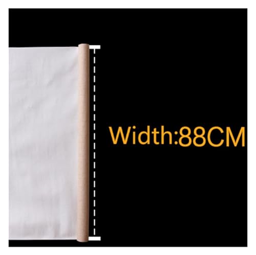 RAGOPILEN Leere Leinwandrolle, Leere Leinwandrolle for Acryl- und Ölgemälde, Leinenmischung, grundiert, 1 m Länge, 28–88 cm Breite(Width 88cm 1m Length) von RAGOPILEN