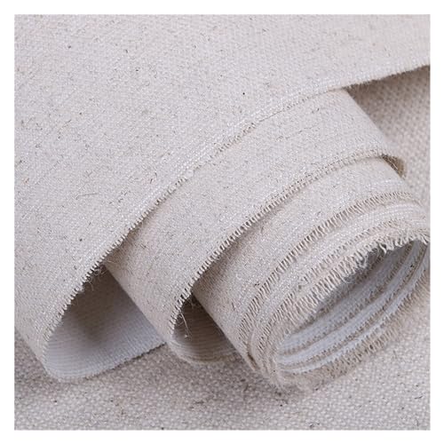 RAGOPILEN Leere Leinwandrolle, Leere Leinwandrolle for Acryl- und Ölmalerei, Leinenmischung, grundiert, Künstlerbedarf, 5 m, eine Rolle(5m Long Width 68cm) von RAGOPILEN