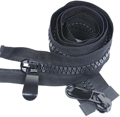RAGOPILEN Reißverschluss, 8# doppel Öffnung Große Zipper Lange Unten Jacke Reißverschlüsse for Nähen Doppel Kopf Zwei(170cm) von RAGOPILEN