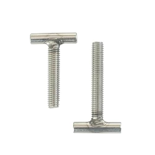 T-Form-Schrauben, 2 stücke M14 50~120mm T-förmigen Gewindestange Klemm Kappe Bolzen GB37 304 Edelstahl T-nut Schraube(M14*55mm) von RAGOPILEN