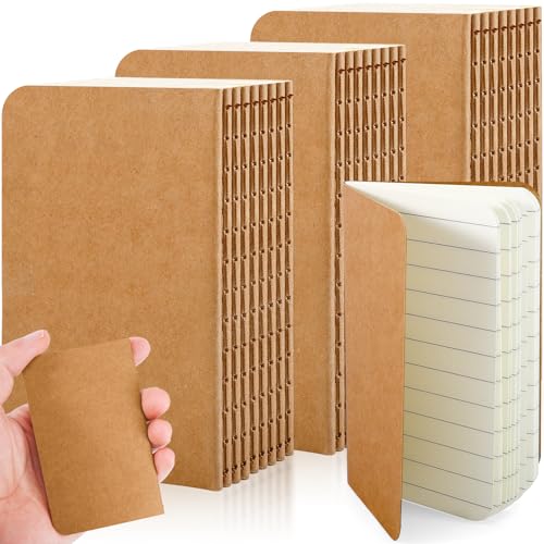 RAIHOMKIT 36 Pcs Pocket Notebook (Brown) von RAIHOMKIT