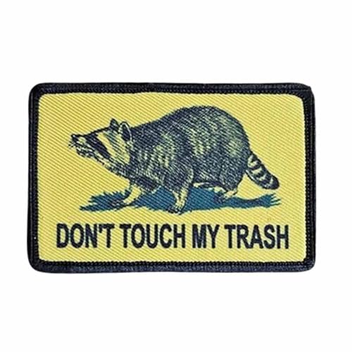 Aufnäher mit Aufschrift "Don't Touch My Trash Raccoon", lustiger Meme-Abfalleimer, zum Aufbügeln oder Aufnähen, Stickerei-Flicken für Trucker, Hüte, Kleidung, Rucksack, DIY-Zubehör, Freunde, Mutter Aufnäher mit Aufschrift "Don't Touch My Trash Raccoon", lustiger Meme-Abfalleimer, zum Aufbügeln oder Aufnähen, Stickerei-Flicken für Trucker, Hüte, Kleidung, Rucksack, DIY-Zubehör, Freunde, Mutter von RAILONCH