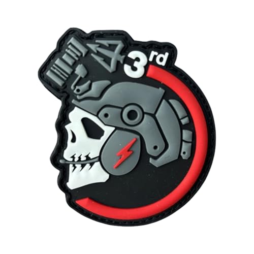 PVC-Totenkopf-Patch, taktischer Militäraufnäher, Klettverschluss, dekorative Flicken zum Aufnähen, Trucker, Hüte, Kleidung, Rucksack, DIY-Zubehör PVC-Totenkopf-Patch, taktischer Militäraufnäher, Klettverschluss, dekorative Flicken zum Aufnähen, Trucker, Hüte, Kleidung, Rucksack, DIY-Zubehör von RAILONCH