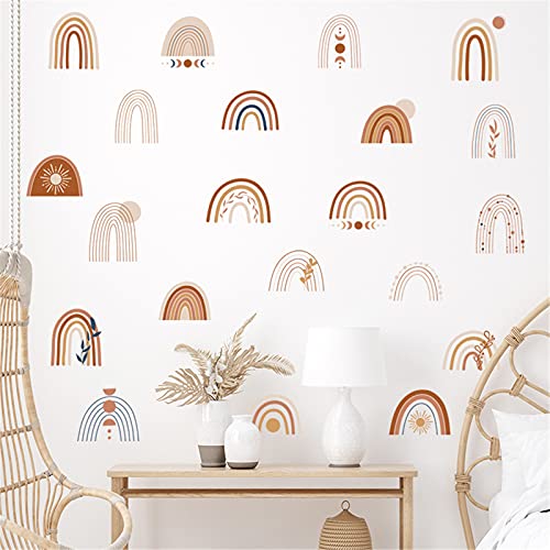 Regenbogen Wandtattoo, Wolke, Regenbogen DIY Kinderzimmer Wandsticker, Groß Wandaufkleber für Mädchen Junge Babyzimmer Kinderzimmer Wanddeko (A) von RAILONCH