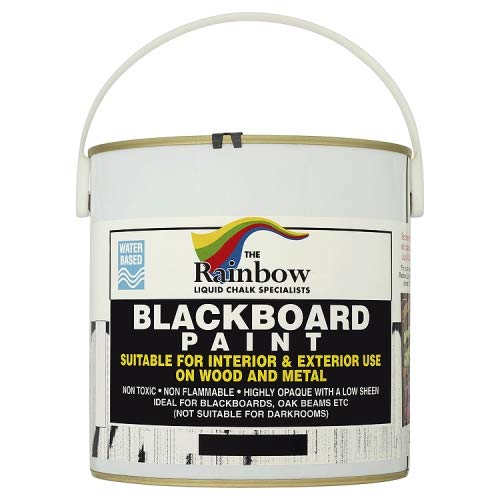Tafelfarbe - 2,5 Liter auf Wasserbasis, ungiftig, wetterfest von RAINBOW CHALK MARKERS LTD