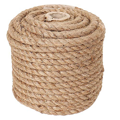 Jute-Schnur, 8 mm dickes Seil zum Basteln, natürlich, strapazierfähig, Juteseil für Kunst, Dekoration, Gartenarbeit, Camping, Bündelung, Katzenkratzbaum, 1,8 m Jute-Schnur, 8 mm dickes Seil zum Basteln, natürlich, strapazierfähig, Juteseil für Kunst, Dekoration, Gartenarbeit, Camping, Bündelung, Katzenkratzbaum, 1,8 m von RAJRANG BRINGING RAJASTHAN TO YOU