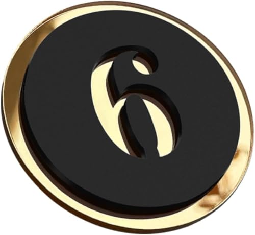 Acryl-Nummernschild-Aufkleber, Zimmernummern-Türschild, for Cafés im Freien, Schlafsäle, Restaurants, Schließfächer, Hotels, rundes Schließfach-Nummernschild(5cm Round,21-40) von RAKKYOFD