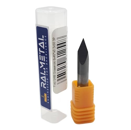 Gravierstichel Gravierfräser 6 x 45° x 40 x 0.2 mm VHM V-Type Drei-Bit-Klinge Gravierstichel Gravierfräser 6 x 45° x 40 x 0.2 mm VHM V-Type Drei-Bit-Klinge von RALMETAL