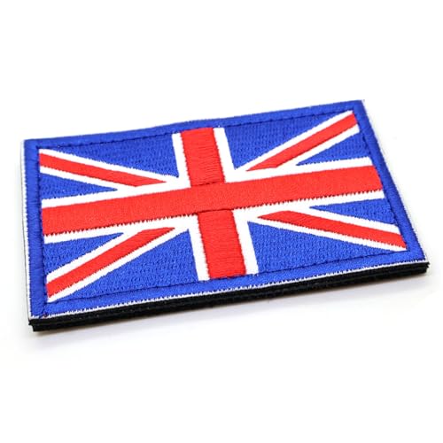 Aufnäher mit Union Jack-Flagge, Klettverschluss, Stoffabzeichen, britisches Militär, 8 x 5 cm, Armee-Airsoft, Großbritannien Aufnäher mit Union Jack-Flagge, Klettverschluss, Stoffabzeichen, britisches Militär, 8 x 5 cm, Armee-Airsoft, Großbritannien von RALSPEC