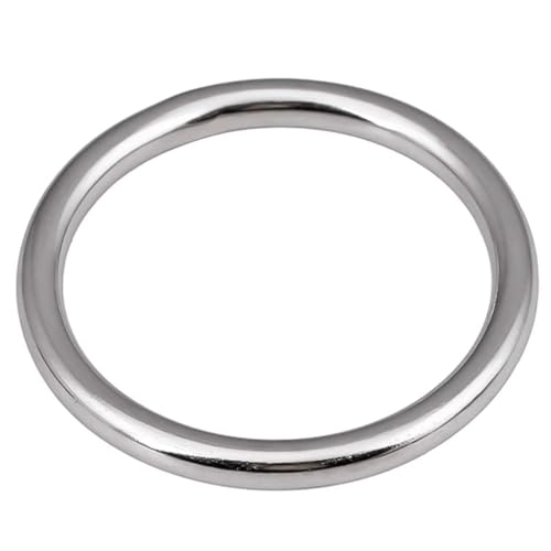 RAMBEX 1 Stück 10 Mm Nahtloser Ring Aus 304 Edelstahl, 30–130 Mm Massiver O-Ring, Zugring for Aufhängen Von Fischernetzen for Haustiere(130mm) von RAMBEX
