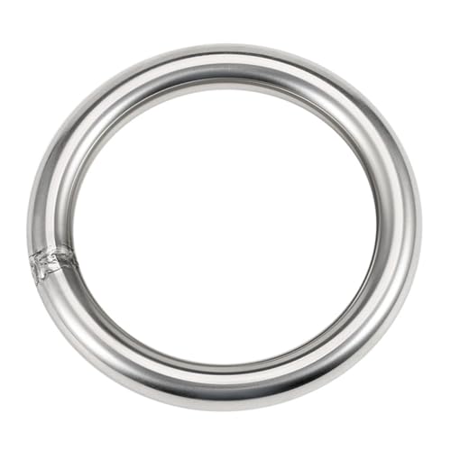 RAMBEX 1 Stücke 304 Edelstahl Big O Ring 130mm 140 150 160 170 180 190 200 250 300mm Äußere Durchmesser 8mm Dicke Geschweißte Runde Ringe(160mm) von RAMBEX