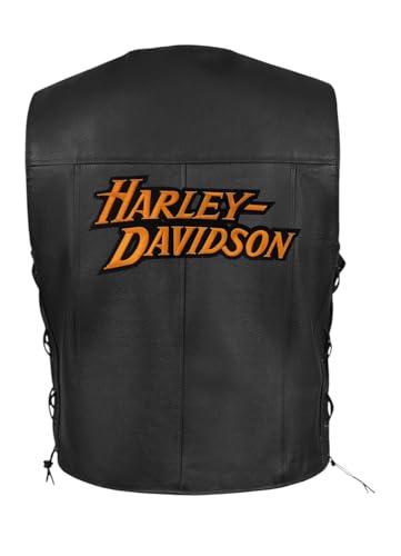 27,9 cm großer Harley-Aufnäher zum Aufbügeln für Lederjacken und Westen 27,9 cm großer Harley-Aufnäher zum Aufbügeln für Lederjacken und Westen von RAMI AMZ
