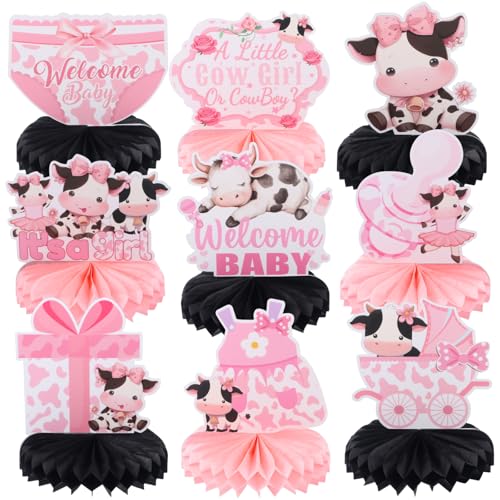 9 Stück Heilige Kuh Willkommen Baby Waben Mittelstücke Bauernhof Scheune Babyparty Party Tischdekoration It's A Cowgirl Geschlecht Offenbarung Tischaufsätze Neugeborene Baby Ankündigung 9 Stück Heilige Kuh Willkommen Baby Waben Mittelstücke Bauernhof Scheune Babyparty Party Tischdekoration It's A Cowgirl Geschlecht Offenbarung Tischaufsätze Neugeborene Baby Ankündigung von RANERVZ