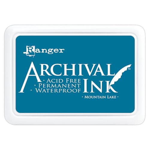 RANGER INDUSTRIES AIP85416 Archiv Bergsee Stempelkissen, blau, Einheitsgröße von RANGER INDUSTRIES