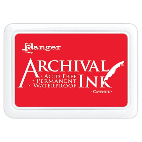 Ranger AIP85775 Archiv Cayenne Stempelkissen, rot, Einheitsgröße Ranger AIP85775 Archiv Cayenne Stempelkissen, rot, Einheitsgröße von Ranger