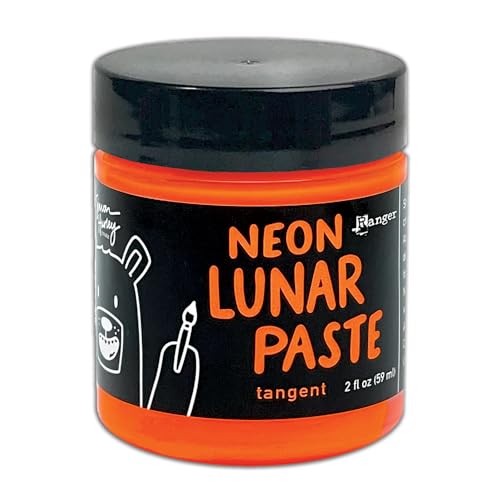 RANGER INDUSTRIES HUA86185 Tangent Neon Mondpasten, 57 ml Schablonenpaste, Orange, Einheitsgröße von RANGER INDUSTRIES