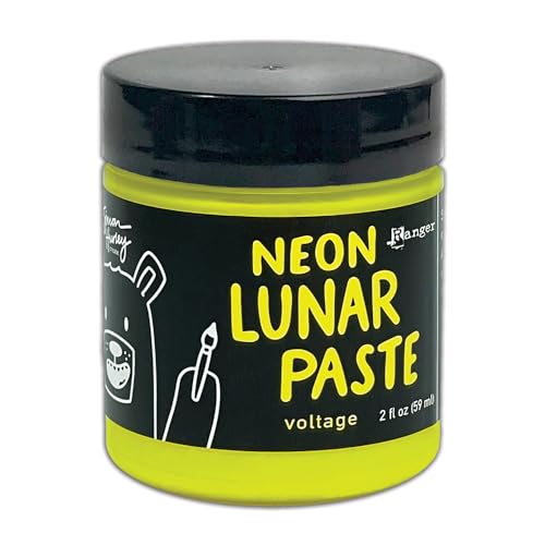 RANGER INDUSTRIES HUA86192 Voltage Neon Mondpasten, 57 ml Schablonenpaste, gelb, Einheitsgröße von RANGER INDUSTRIES