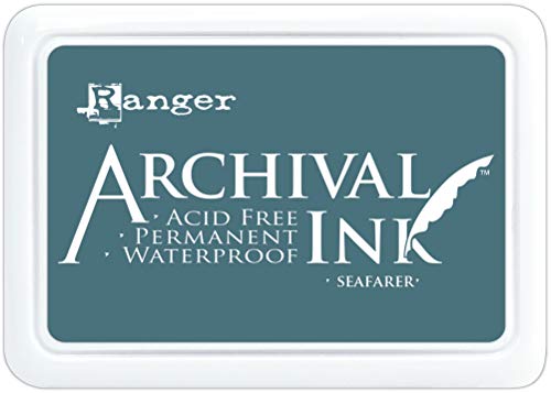 RANGER INDUSTRIES Ranger Ink Pads 617149 ARCHIVAL Tintenkissen #0 Seafarer, Seeleute, Einheitsgröße von RANGER INDUSTRIES
