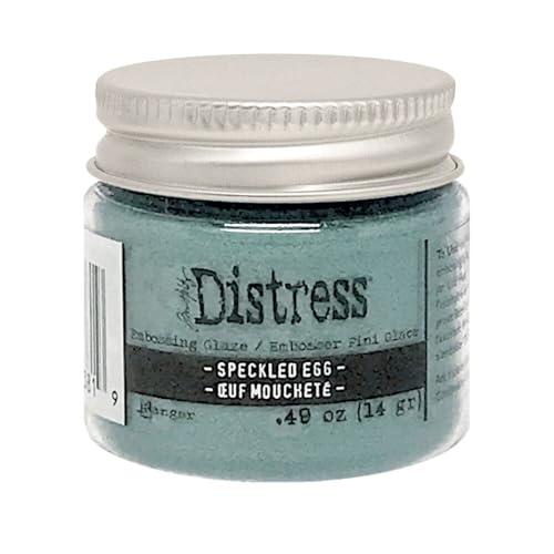 RANGER INDUSTRIES TDE73819 Tim Holtz Distress – Prägeglasur – gesprenkeltes Ei, 1 oz von Ranger