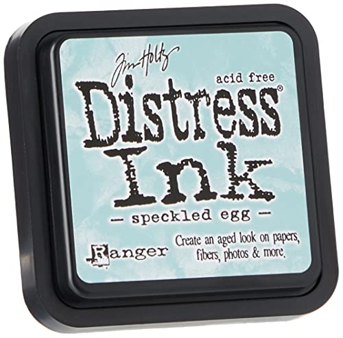 RANGER INDUSTRIES TIM72522 DPEGG Tim Holtz Distress Stempelkissen, gesprenkeltes Ei, 7.5 x7.5 cm von Ranger