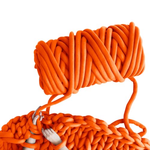 RANJIMA Armstricken Wolle, Dicke Wolle zum Handstricken Chunky Yarn Schlauchgarn Häkelwolle Dickes Garn zum Häkeln Stricken für Anfänger, Decken, Tasche, Körbe, Handstrickgarn, 500g Länge ca 25M RANJIMA Armstricken Wolle, Dicke Wolle zum Handstricken Chunky Yarn Schlauchgarn Häkelwolle Dickes Garn zum Häkeln Stricken für Anfänger, Decken, Tasche, Körbe, Handstrickgarn, 500g Länge ca 25M von RANJIMA