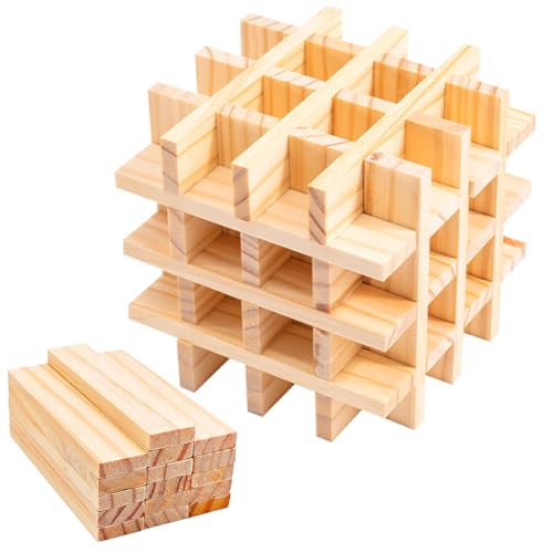 RANJIMA Holzleisten zum Basteln, 100 Stück Bastelholz Klötzchen 105x21x7 mm Holzklötze Holzbausteine, Naturfarbene Klötzchenmann Bastelklötzchen Basteln Holz für DIY-Projekte, Dekoration und Bau RANJIMA Holzleisten zum Basteln, 100 Stück Bastelholz Klötzchen 105x21x7 mm Holzklötze Holzbausteine, Naturfarbene Klötzchenmann Bastelklötzchen Basteln Holz für DIY-Projekte, Dekoration und Bau von RANJIMA