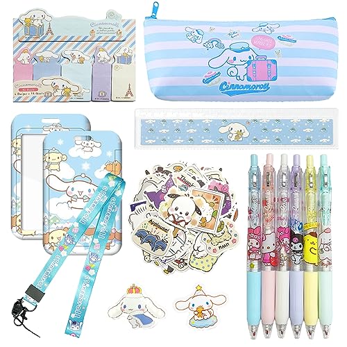 Schulbedarf Geschenkset, Schreibwaren Set, Bürobedarf, inklusive Federmäppchen, Kugelschreiber, Lineal, Lanyard, Haftnotiz, Aufkleber, Knopf Pins, für Kinder Geschenke Schulbedarf Geschenkset, Schreibwaren Set, Bürobedarf, inklusive Federmäppchen, Kugelschreiber, Lineal, Lanyard, Haftnotiz, Aufkleber, Knopf Pins, für Kinder Geschenke von RANNKA