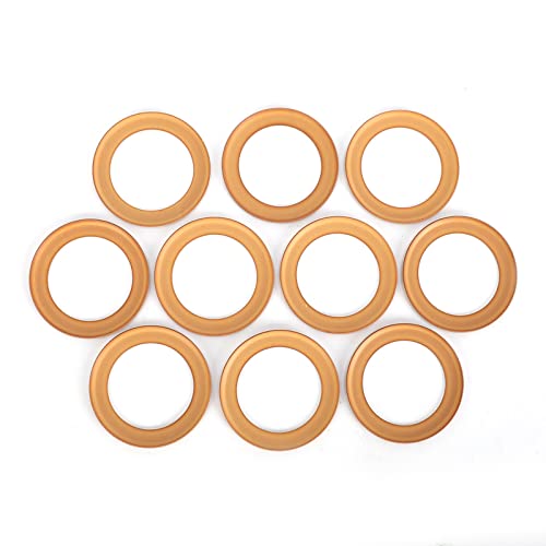 10 Stück Pumpenkolbenringe gummiisoliert, Luftkompressor Kompression Kolbenring Ersatzteil mit hoher Verschleißfestigkeit Dauerhaft 68mm OD 48mm ID 0,8mm Dicke für ölfreien 1100W-Silent-Luftkompressor 10 Stück Pumpenkolbenringe gummiisoliert, Luftkompressor Kompression Kolbenring Ersatzteil mit hoher Verschleißfestigkeit Dauerhaft 68mm OD 48mm ID 0,8mm Dicke für ölfreien 1100W-Silent-Luftkompressor von RANRAO