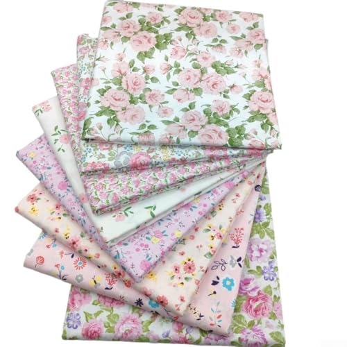 Baumwoll-Steppstoff, Patchwork-Nähtücher, bedruckter Baumwollstoff für Patchwork-Tuch, Handarbeit, Handzubehör, 8 Stück, 40 x 50 cm, 8 Stück Baumwoll-Steppstoff, Patchwork-Nähtücher, bedruckter Baumwollstoff für Patchwork-Tuch, Handarbeit, Handzubehör, 8 Stück, 40 x 50 cm, 8 Stück von RANRAO