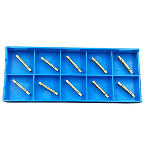 RANRAO 10 Stück MGMN150-G NC3030 1,5 mm Schneid-Hartmetall-Dreheinsätze für MGEHR/MGIVR RANRAO 10 Stück MGMN150-G NC3030 1,5 mm Schneid-Hartmetall-Dreheinsätze für MGEHR/MGIVR von RANRAO