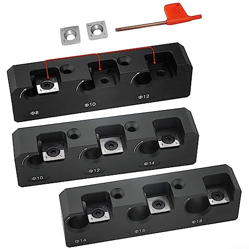 RANRAO Hartmetall-Drehwerkzeuge für Drehmaschine, 8–18 mm elektrische Bohrmaschine, Fräsdübel, Rundstab-Vorrichtung, Hilfswerkzeug, Holzbearbeitung, 3 Klingen 8–10–12 mm RANRAO Hartmetall-Drehwerkzeuge für Drehmaschine, 8–18 mm elektrische Bohrmaschine, Fräsdübel, Rundstab-Vorrichtung, Hilfswerkzeug, Holzbearbeitung, 3 Klingen 8–10–12 mm von RANRAO