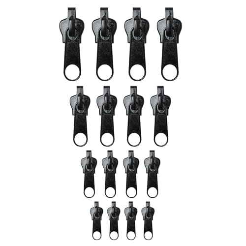 16-teiliger Satz Reißverschluss Schieber Ersatz,Universal Reißverschlus Reparatur Set,Reißverschluss-Zipper in 4 Größen,Reparaturset für Abnehmbare Reißverschlüsse,für Rucksäcke,Zelte,Kleidung 16-teiliger Satz Reißverschluss Schieber Ersatz,Universal Reißverschlus Reparatur Set,Reißverschluss-Zipper in 4 Größen,Reparaturset für Abnehmbare Reißverschlüsse,für Rucksäcke,Zelte,Kleidung von RANYAKE