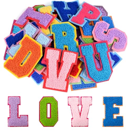 26Stück Alphabet Iron on Patches,Buchstaben zum Aufbügeln A-Z Patches,Alphabet Embroidered Patch,Bunte selbstklebende Chenille-Alphabeta-Aufnäher,für Kleidung,Mützen,Schals,Taschen 26Stück Alphabet Iron on Patches,Buchstaben zum Aufbügeln A-Z Patches,Alphabet Embroidered Patch,Bunte selbstklebende Chenille-Alphabeta-Aufnäher,für Kleidung,Mützen,Schals,Taschen von RANYAKE
