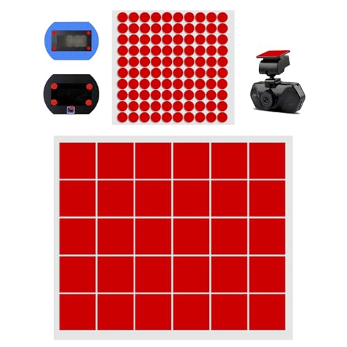 RAOLAWOBA 130 Stück Klebepads Doppelseitig Extra Stark, Klebepads für Elektronische Parkuhr, Elektronische Parkscheibe Doppelseitiger Spezialkleber für Windschutzscheibe（10mm, 30mm） von RAOLAWOBA