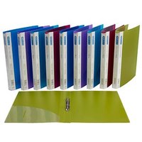 10 RAPESCO® Ringbücher 2-Ringe grün, blau, pink, violett, hellblau 2,6 cm DIN A4 von RAPESCO®