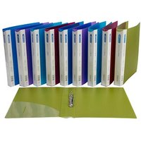 10 RAPESCO® Ringbücher 2-Ringe grün, blau, pink, violett, hellblau 3,7 cm DIN A4 von RAPESCO®