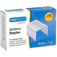 5.000 RAPESCO® Heftklammern 26/6 von RAPESCO®